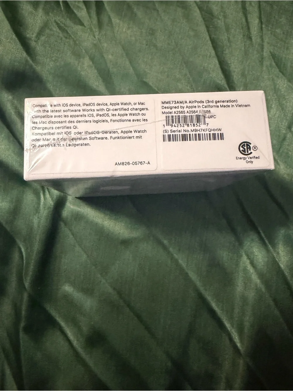 Apple AirPods (3rd Generation) Box - White